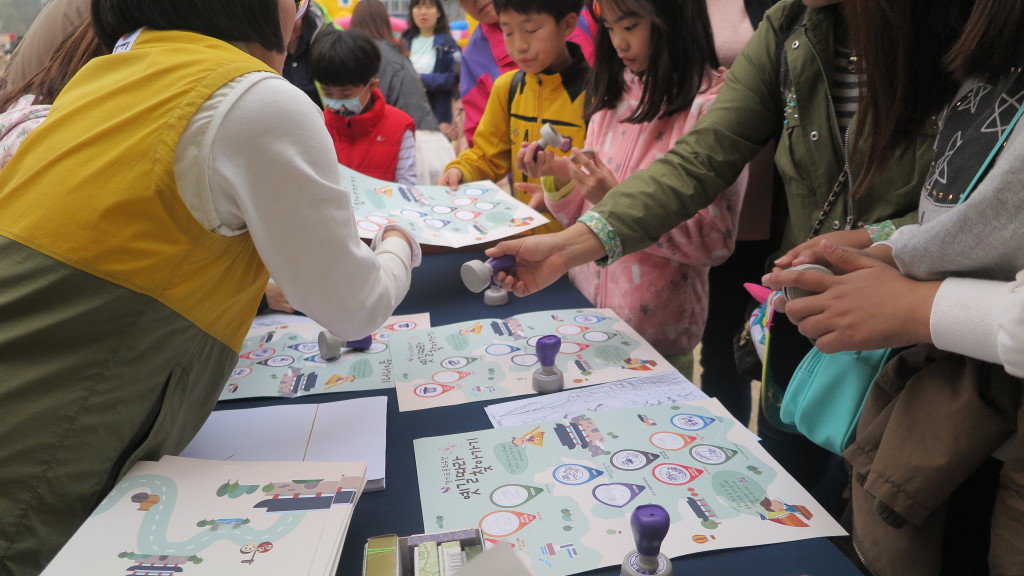 경기도청 벚꽃행사 문화유산부스